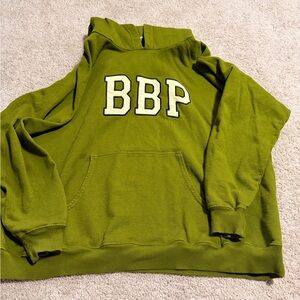 Big Bud Press Olive Green Zip Up Hoodie